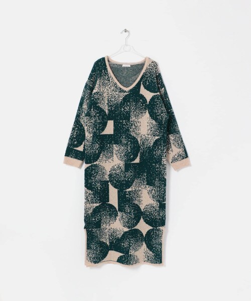 LAATO（ラート）の「5 patterned knit dress（ワンピース・レディース・モーブ/ミドリ・Free）」の21枚目の写真