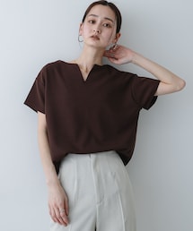 SENSE OF PLACE by URBAN RESEARCH | キーネックミラノリブTシャツ(Tシャツ/カットソー)