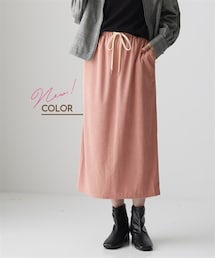 nissen | カットコーデュロイバックスリットナロースカート＜大きいサイズ有＞(スカート)