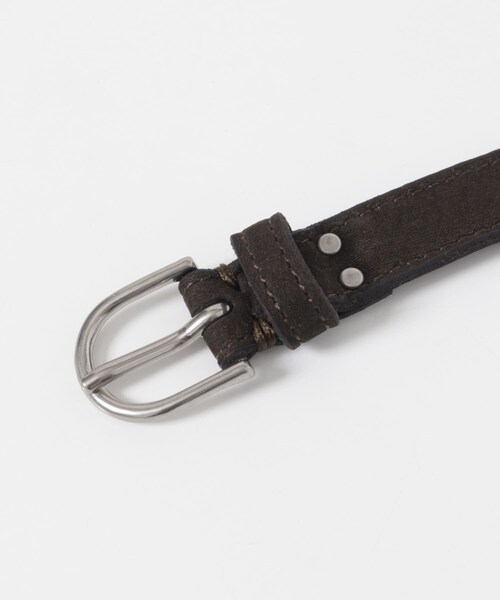 URBAN RESEARCH DOORS(アーバンリサーチドアーズ)の「STILL BY HAND 18MM LEATHER BELT(ベルト・メンズ・BLACK/DARK BROWN・48)」の10枚目の写真