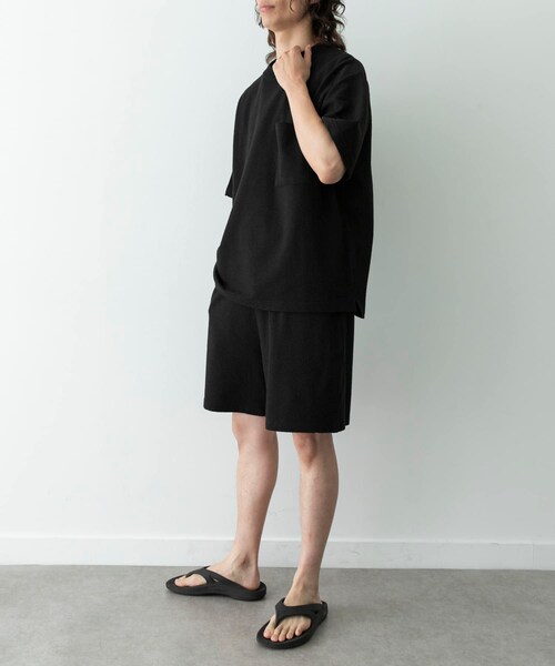 URBAN RESEARCH Sonny Label（アーバンリサーチサニーレーベル）の「カットシアサッカーショートパンツ（その他パンツ・メンズ・ブラック/ネイビー・M/L）」の10枚目の写真