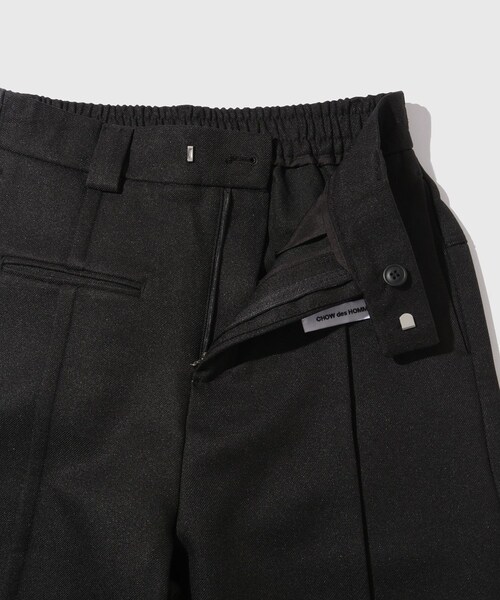 ADAM ET ROPE'(アダムエロペ)の「【CHOW des HOMME/チャウ デ オム】TAILORED LACED TROUSERS(スラックス・メンズ・ブラック・28/30)」の9枚目の写真