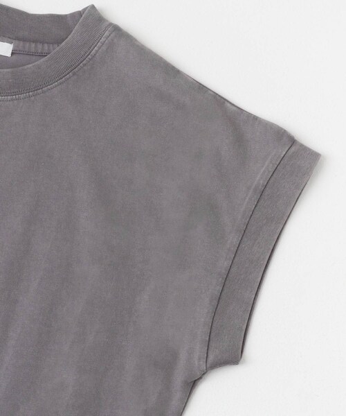 ITEMS URBANRESEARCH（アイテムズ アーバンリサーチ）の「ピグメントフレンチTシャツ（Tシャツ/カットソー・レディース・CML/GRY/BLK・FREE）」の22枚目の写真