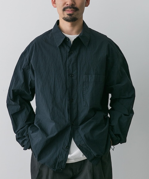 STILL BY HAND　Garment-dye shirts blouson