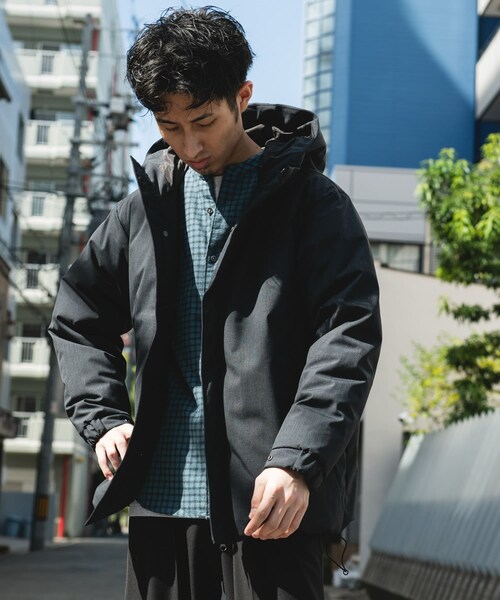 URBAN RESEARCH DOORS(アーバンリサーチドアーズ)の「ウールブレンドラミネートダウンパーカー(その他アウター・メンズ・BROWN/CHARCOAL/BLACK・M/L)」の21枚目の写真