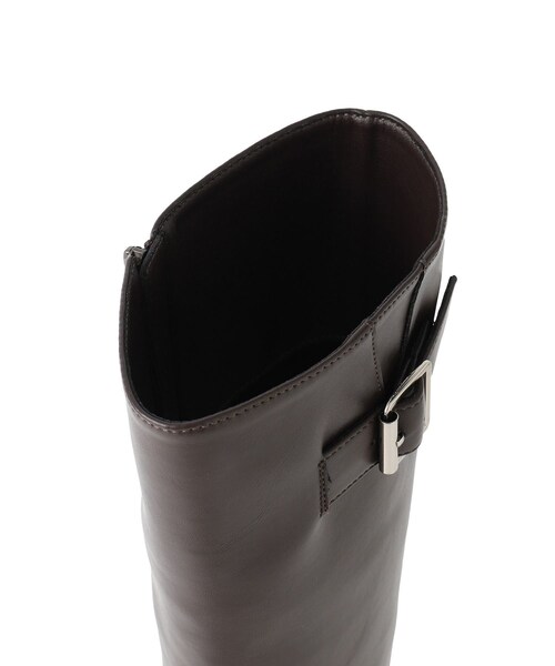 VIS(ビス)の「サイドバックルタンクソールロングブーツ(ブーツ・レディース・ブラック/ダークブラウン・L/M/S)」の20枚目の写真