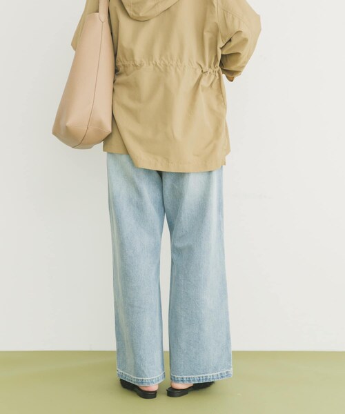 ITEMS URBANRESEARCH(アイテムズ アーバンリサーチ)の「デニムストレートパンツ(デニムパンツ・レディース・L.BLU/BLU・S/M)」の10枚目の写真