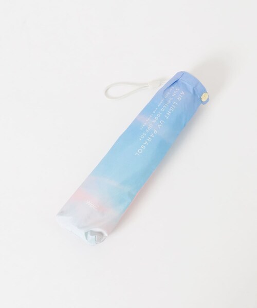 SMELLY（スメリー）の「【晴雨兼用】Wpc.　遮光軽量サンセットMINI（長傘・レディース・BLU/PNK・FREE）」の21枚目の写真