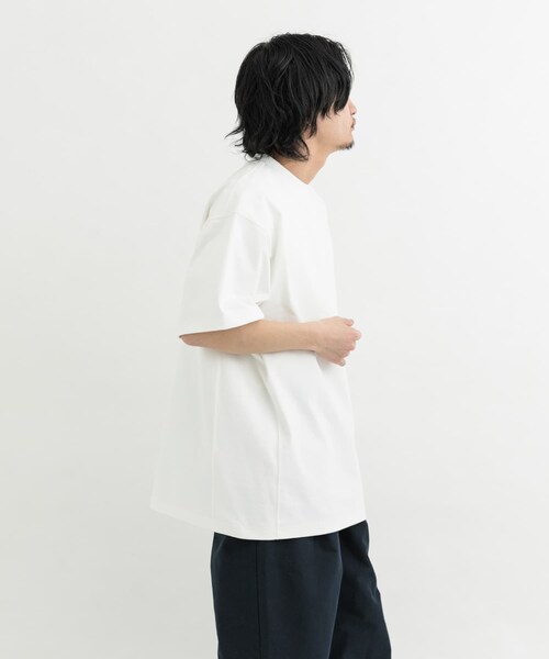 EKAL（エカル）の「『吸水速乾/UVカット』DRY OUT SHORT-SLEEVE T-SHIRTS（Tシャツ/カットソー・メンズ・ホワイト/ネイビー/サルチャ/ブラウンカーキ/ダークプラム・M/L）」の12枚目の写真