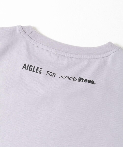 THE GOODLAND MARKET（ザグッドランドマーケット）の「AIGLE　チャリティ グラフィック 半袖Tシャツ 5（Tシャツ/カットソー・メンズ・BLANC/G.LILAS・S/M/L/XL）」の13枚目の写真