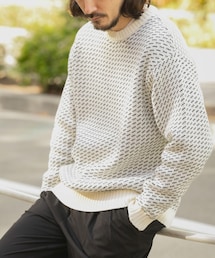 ITEMS URBANRESEARCH | マシンウォッシャブル バーズアイ クルーニット(ニット/セーター)