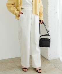 F by ROSSO | 『MADE IN JAPAN』F by ROSSO　モンスターストレッチワイドストレートデニム(デニムパンツ)