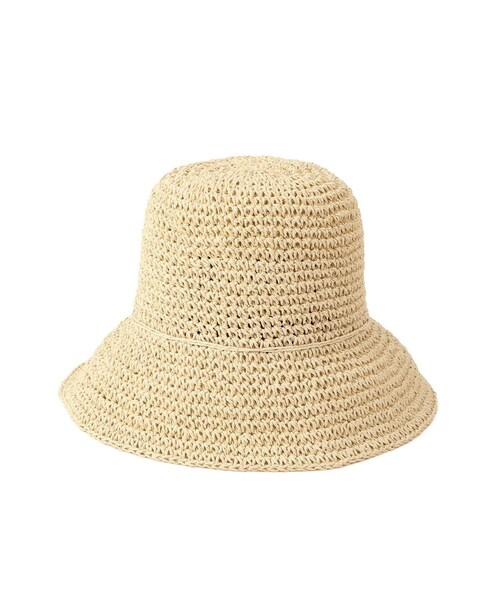 VIS（ビス）の「シンプル雑材ハット（ハット・レディース・ダークブラウン/ベージュ/ベージュ系・F）」の14枚目の写真