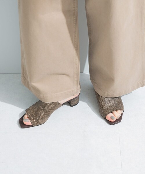 URBAN RESEARCH（アーバンリサーチ）の「『別注』 MILLIWM×URBAN RESEARCH　オープントゥミュール（サンダル・レディース・ブラウン/ナチュラル・36/37/38）」の8枚目の写真