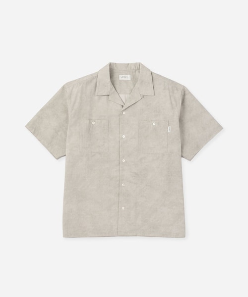 Saturdays NYC(サタデーズ ニューヨークシティ )の「Canty Open Collar SS Shirt(シャツ/ブラウス・レディース・チャコール/ライトグレー/ベージュ/ブルー・L/M/S/XL)」の6枚目の写真
