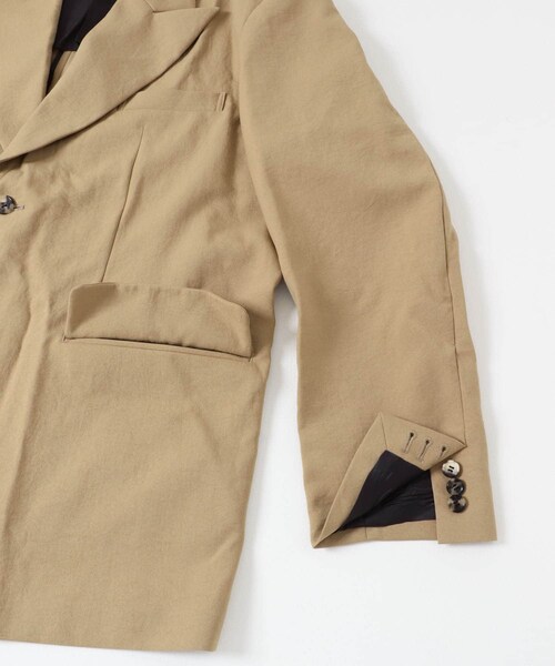 URBAN RESEARCH(アーバンリサーチ)の「NOMARHYTHM TEXTILE Wide Lapel Tailored Jk(テーラードジャケット・レディース・Black/Beige・1)」の11枚目の写真