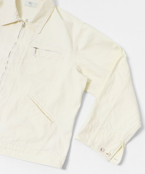 URBAN RESEARCH（アーバンリサーチ）の「HERILL　Nepdenim jacket（デニムジャケット・メンズ・White/VT Worn・2/3）」の5枚目の写真