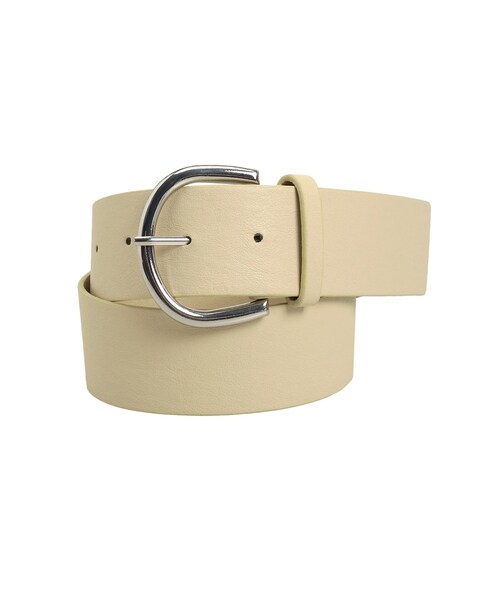 EMODA（エモダ）の「ベーシックワイドベルト（ベルト・レディース・ブラック/ベージュ・F）」の2枚目の写真