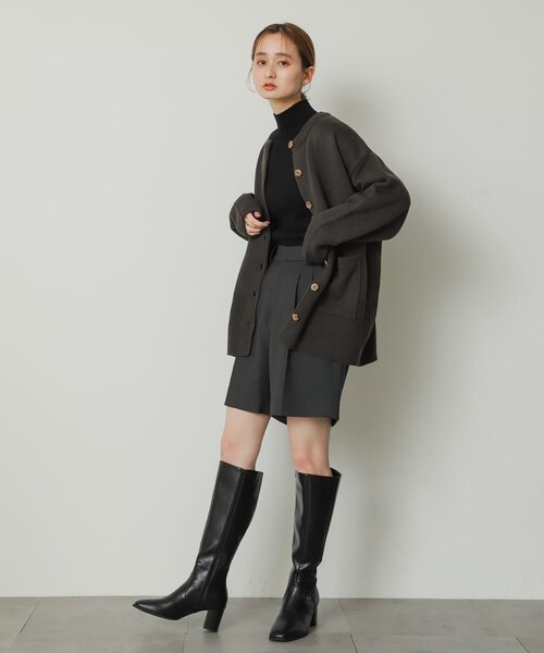 SENSE OF PLACE by URBAN RESEARCH（センスオブプレイスバイアーバンリサーチ）の「ヒールロングブーツ（ブーツ・レディース・BLACK/BROWN・S/M/L）」の8枚目の写真