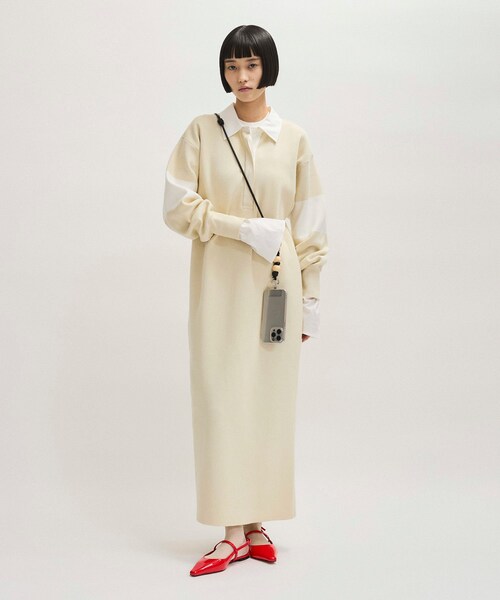 ADAM ET ROPE'（アダムエロペ）の「フィッシュネットハイソックス（ソックス/靴下・レディース・チャコール/キナリ系/ダークブラウン・F）」の8枚目の写真