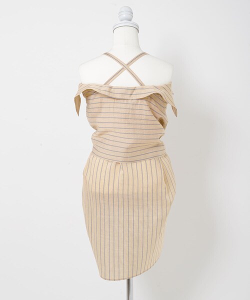 THE GOODLAND MARKET（ザグッドランドマーケット）の「cwtch　STRIPE 2WAY SHIRT（シャツ/ブラウス・レディース・MINT/ORANGE・Free）」の11枚目の写真
