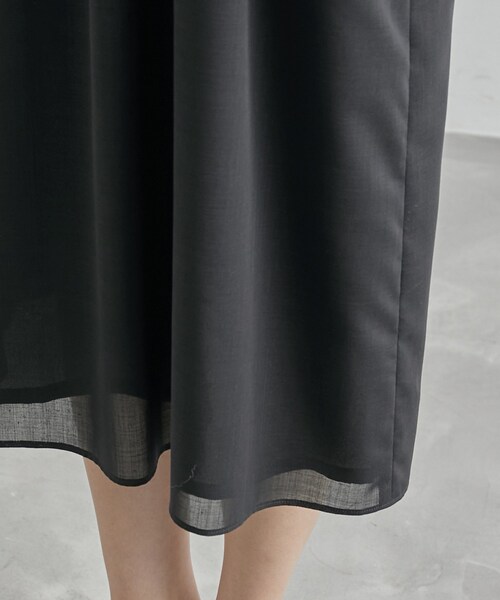 ROPE'（ロペ）の「【限定店舗・J'aDoRe限定】エレガンスウールボイルワンピース（ワンピース・レディース・ネイビー・38/36）」の20枚目の写真