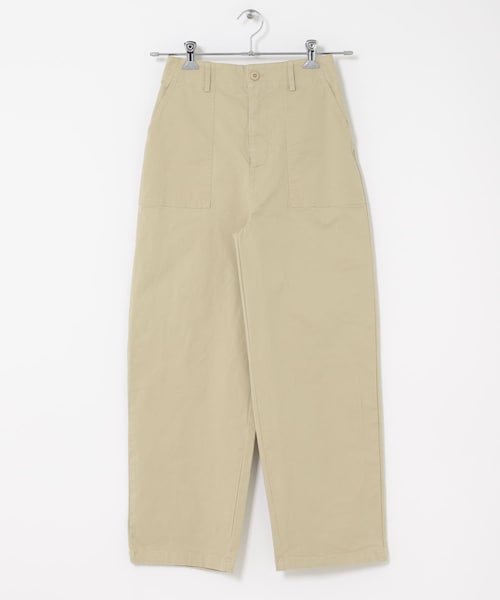 ITEMS URBANRESEARCH（アイテムズ アーバンリサーチ）の「ストレートベイカーパンツ（その他パンツ・レディース・KHK/BEG・Free）」の4枚目の写真