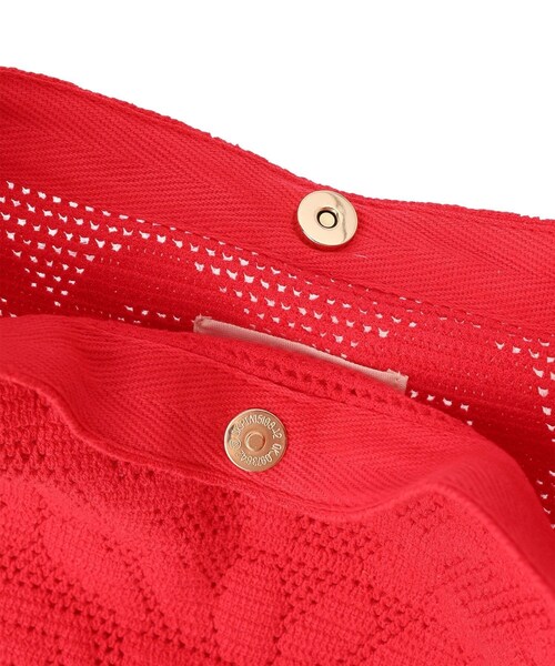 ADAM ET ROPE'(アダムエロペ)の「【Nananita(ナナニータ)】FOUNTAIN CROCHET BAG(ハンドバッグ・レディース・レッド系・F)」の11枚目の写真