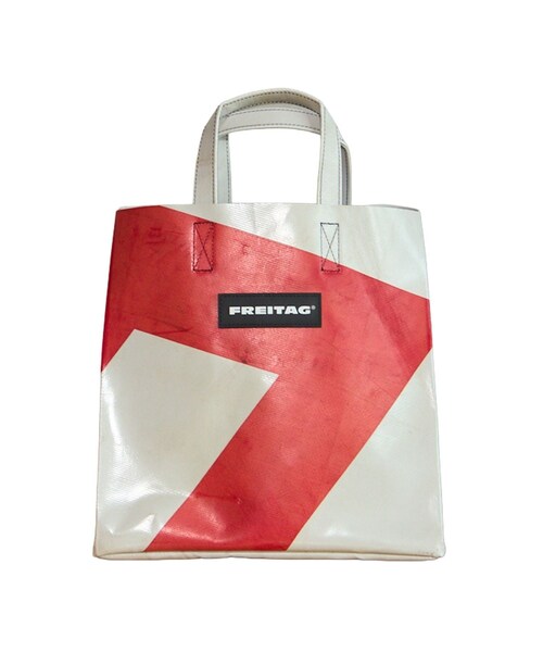 bonjour records(ボンジュールレコーズ)の「FREITAG/フライターグ SONNY SHOPPING BAG SMALL(トートバッグ・レディース・ブラック/ブラック系/スミクロ/チャコール/グレー/ライトグレー/グレー系/ホワイト/キャメル/キャメル系/ベージュ/グリーン・F)」の7枚目の写真