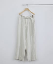 ADAM ET ROPE' | NALYAビスコース・麻ツイルイージースラックス / セットアップ対応(その他パンツ)
