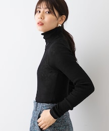 URBAN RESEARCH ROSSO | F by ROSSO　ウォッシャブルシアーリブタートルニット(ニット/セーター)