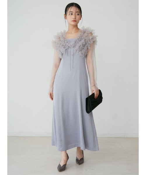 LAGUNAMOON（ラグナムーン）の「LADYチュールボレロキャミワンピース