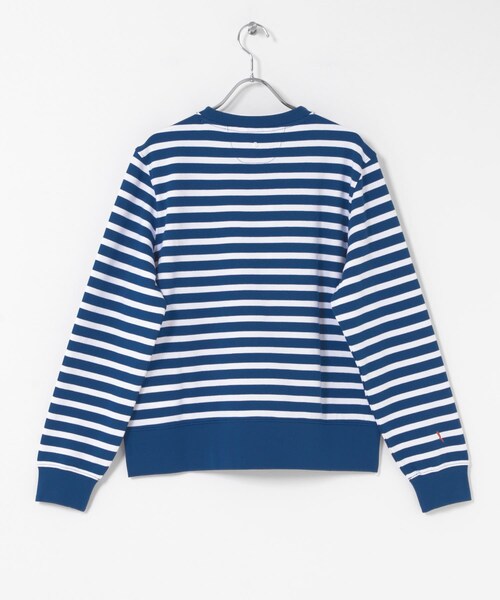 THE GOODLAND MARKET（ザグッドランドマーケット）の「AIGLE　UVカット フレンチテリーストライプスウェット（スウェット・レディース・ABYSSE/EMPIRE/ICE BLUE・36/38）」の10枚目の写真