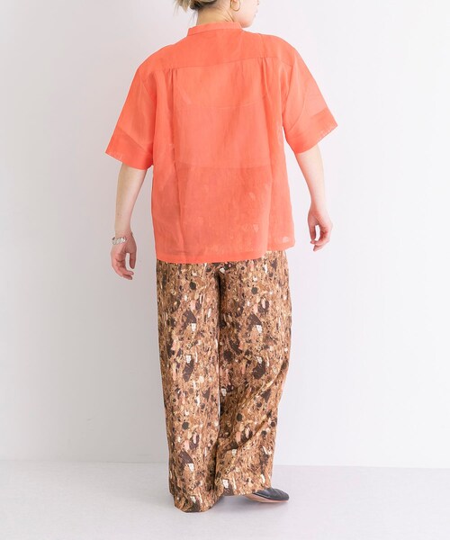 URBAN RESEARCH(アーバンリサーチ)の「WANDERUNG China Shirts(シャツ/ブラウス・レディース・65:orange/45:Green・FREE)」の19枚目の写真