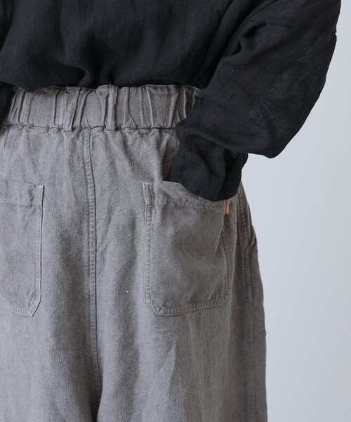 かぐれ（カグレ）の「MITTAN　起毛大麻ワイドパンツ（その他パンツ・レディース・薄炭・2）」の14枚目の写真