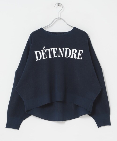 ITEMS URBANRESEARCH(アイテムズ アーバンリサーチ)の「シアーロゴニット(ニット/セーター・レディース・GRY/BRN/NVY・Free)」の9枚目の写真