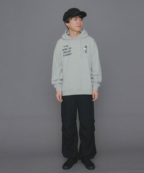 SENSE OF PLACE by URBAN RESEARCH(センスオブプレイスバイアーバンリサーチ)の「フリースキャップ(キャップ・レディース・GRAY/BLACK・One)」の8枚目の写真