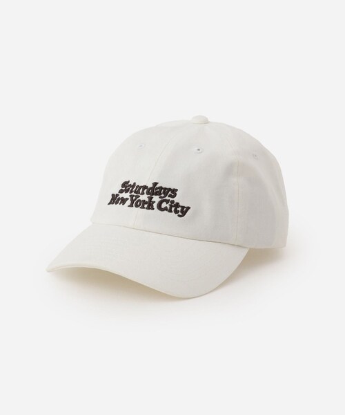 Saturdays NYC（サタデーズ ニューヨークシティ ）の「Chocomoo x Saturdays NYC Cap（キャップ・レディース・チャコール/ホワイト/グリーン/サックス・F）」の3枚目の写真