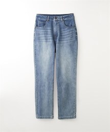 nissen | 【Be praised】ハイウエストストレートブラストデニムパンツ(パンツ)