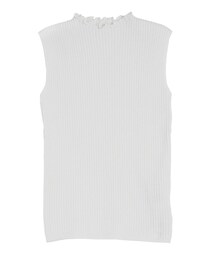 LAGUNAMOON | 変形リブノースリーブニットプルオーバー(ニット/セーター)