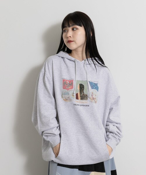 THE GOODLAND MARKET（ザグッドランドマーケット）の「DEAR EPISODE　Dear Episode hoodie（パーカー・レディース・#545D/#546B/#547B/#548B・XXL）」の16枚目の写真