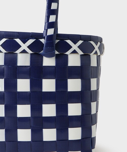 ROPE'（ロペ）の「【PALI（パリ）】MARKET BASKETS｜XMINI（かごバッグ・レディース・ブルー系・F）」の7枚目の写真
