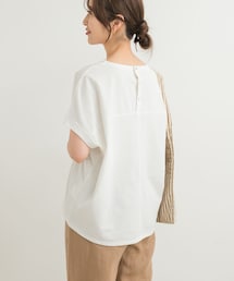 URBAN RESEARCH DOORS | リネンタッチBACKボタンプルオーバー(Tシャツ/カットソー)