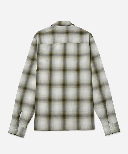 Saturdays NYC(サタデーズ ニューヨークシティ )の「Marco Plaid Ls Shirt(シャツ/ブラウス・メンズ・ベージュ/ダークグリーン・L/M/S/XL/XS)」の12枚目の写真