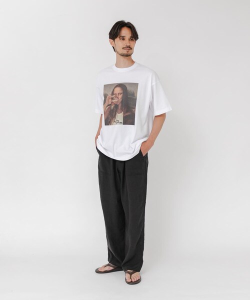 URBAN RESEARCH（アーバンリサーチ）の「LOVE LAGER LADY T-SHIRTS（Tシャツ/カットソー・メンズ・WHITE/BLACK・M/L/XL）」の7枚目の写真
