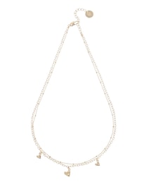 LAGUNAMOON | ハート2連ネックレス(ネックレス)