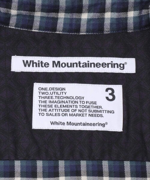 EKAL（エカル）の「WHITE MOUNTAINEERING　GUSSET SLEEVE ELT PKT SHIRTS（シャツ/ブラウス・メンズ・NAVY/BROWN・2/3）」の11枚目の写真