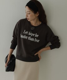 URBAN RESEARCH Sonny Label | メッセージロゴスウェットプルオーバー(スウェット)