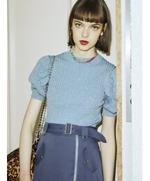 jouetie | パワーショルダーハイネックニット(ニット/セーター)