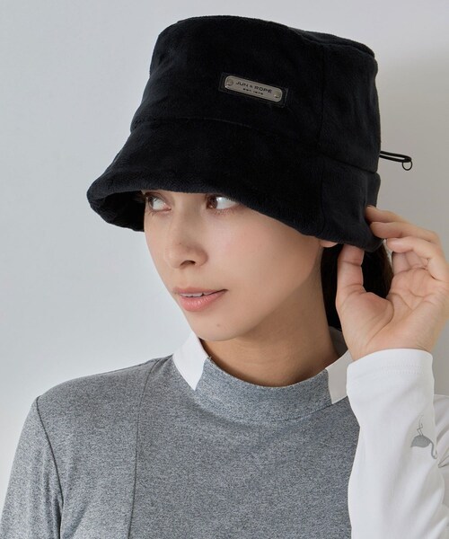 ROPE'（ロペ）の「ボアフリースハット/Oggi掲載（ハット・レディース・ブラック/グレー/ホワイト・F）」の15枚目の写真